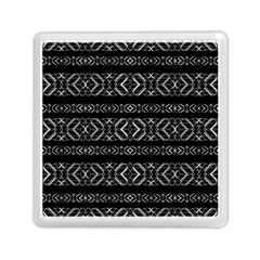 Futuristic Geometric Stripes Pattern Memory Card Reader (square)  by dflcprints