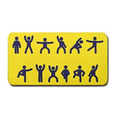 Gymnast Stick Man Man Stick Medium Bar Mats by Simbadda