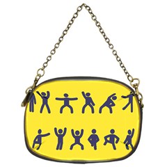 Gymnast Stick Man Man Stick Chain Purses (One Side) 