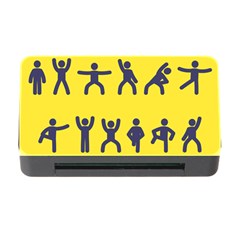 Gymnast Stick Man Man Stick Memory Card Reader with CF