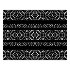 Futuristic Geometric Stripes Pattern Double Sided Flano Blanket (large)  by dflcprints