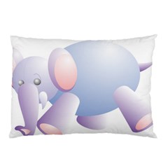 Elephant Pillow Case (two Sides) by Simbadda