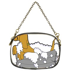 Dog Bath Grooming Chain Purses (two Sides)  by Simbadda