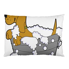 Dog Bath Grooming Pillow Case by Simbadda