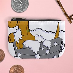 Dog Bath Grooming Mini Coin Purses by Simbadda