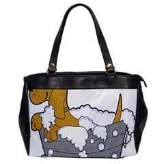 Dog Bath Grooming Office Handbags by Simbadda