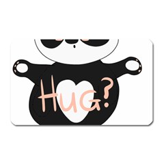 Panda Hug Sorry Cute Cute Bear Magnet (rectangular) by Simbadda