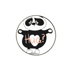 Panda Hug Sorry Cute Cute Bear Hat Clip Ball Marker (4 Pack) by Simbadda