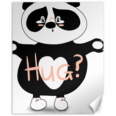 Panda Hug Sorry Cute Cute Bear Canvas 16  X 20   by Simbadda