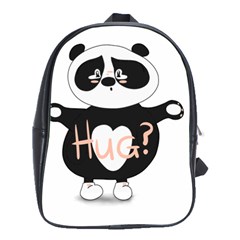 Panda Hug Sorry Cute Cute Bear School Bag (large) by Simbadda