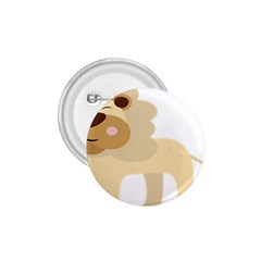 Lion Cute Sketch Funny 1.75  Buttons