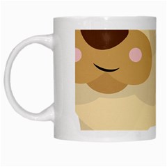 Lion Cute Sketch Funny White Mugs by Simbadda