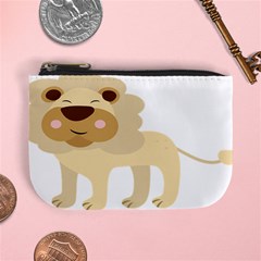 Lion Cute Sketch Funny Mini Coin Purses by Simbadda