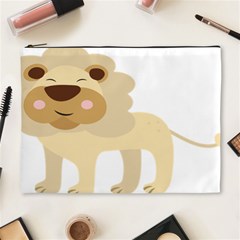 Lion Cute Sketch Funny Cosmetic Bag (XL)