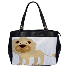 Lion Cute Sketch Funny Office Handbags by Simbadda