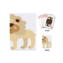 Lion Cute Sketch Funny Playing Cards (Mini) 