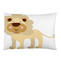 Lion Cute Sketch Funny Pillow Case (Two Sides)