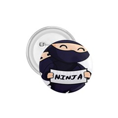 Ninja Baby Parent Cartoon Japan 1 75  Buttons by Simbadda