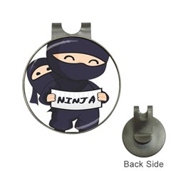 Ninja Baby Parent Cartoon Japan Hat Clips With Golf Markers by Simbadda