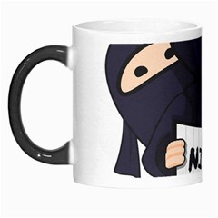 Ninja Baby Parent Cartoon Japan Morph Mugs by Simbadda