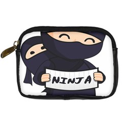 Ninja Baby Parent Cartoon Japan Digital Camera Cases by Simbadda