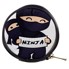 Ninja Baby Parent Cartoon Japan Mini Makeup Bags by Simbadda