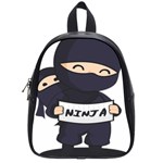 Ninja Baby Parent Cartoon Japan School Bag (Small) Front