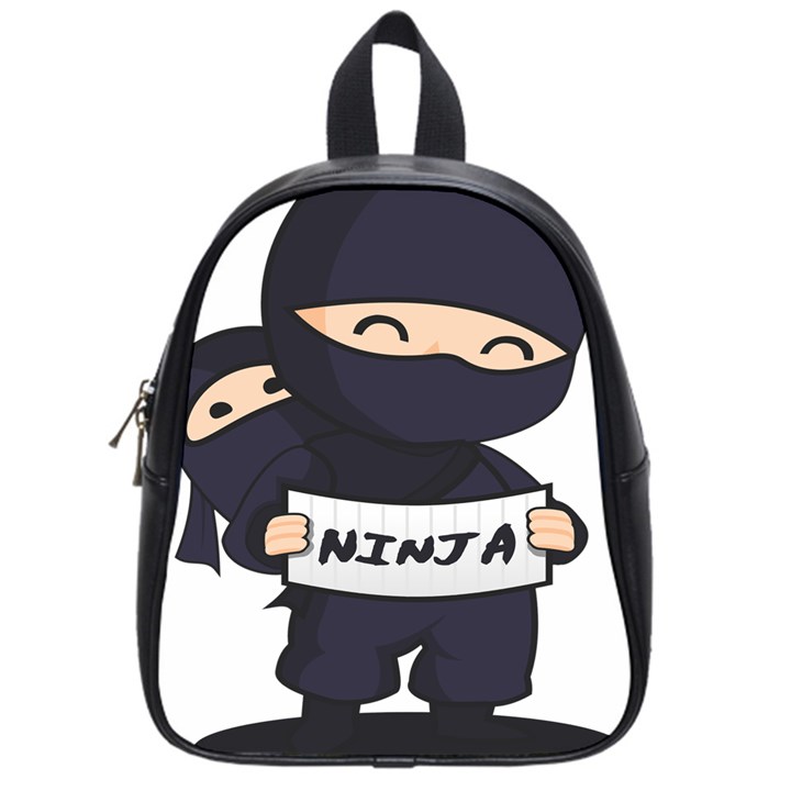 Ninja Baby Parent Cartoon Japan School Bag (Small)