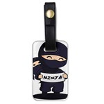 Ninja Baby Parent Cartoon Japan Luggage Tags (One Side)  Front