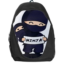 Ninja Baby Parent Cartoon Japan Backpack Bag by Simbadda