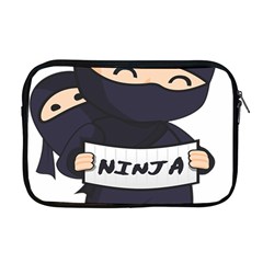 Ninja Baby Parent Cartoon Japan Apple Macbook Pro 17  Zipper Case by Simbadda