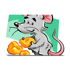 Mouse Cheese Tail Rat Hole Plate Mats by Simbadda