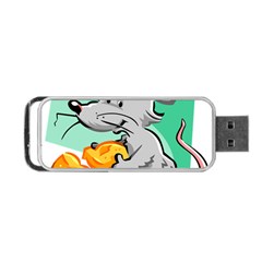 Mouse Cheese Tail Rat Hole Portable Usb Flash (two Sides) by Simbadda