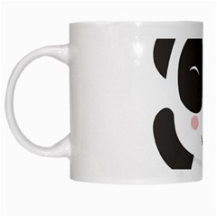 Panda Bear Funny Cute White Mugs by Simbadda