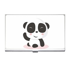 Panda Bear Funny Cute Business Card Holders by Simbadda