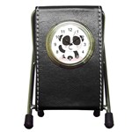 Panda Bear Funny Cute Pen Holder Desk Clocks Front