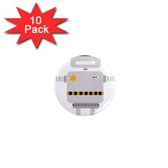 Robot Technology Robotic Animation 1  Mini Magnet (10 Pack)  by Simbadda