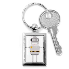 Robot Technology Robotic Animation Key Chains (rectangle)  by Simbadda