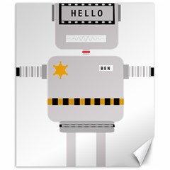 Robot Technology Robotic Animation Canvas 8  X 10  by Simbadda