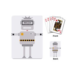 Robot Technology Robotic Animation Playing Cards (mini)  by Simbadda