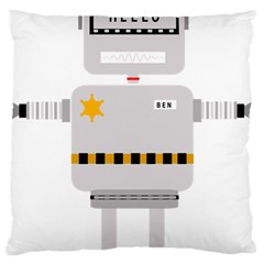 Robot Technology Robotic Animation Large Cushion Case (two Sides) by Simbadda