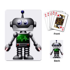 Robot Playing Card by Simbadda