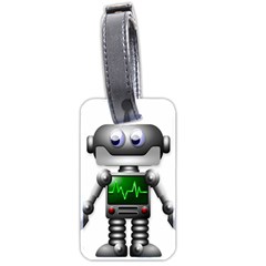 Robot Luggage Tags (two Sides) by Simbadda