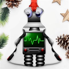 Robot Christmas Tree Ornament (two Sides) by Simbadda