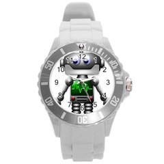 Robot Round Plastic Sport Watch (l) by Simbadda