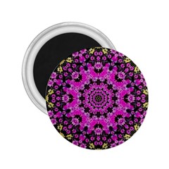 Namaste Decorative Flower Pattern Of Floral 2 25  Magnets by pepitasart