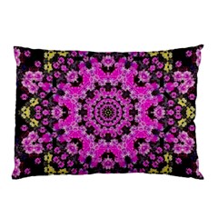 Namaste Decorative Flower Pattern Of Floral Pillow Case (two Sides) by pepitasart