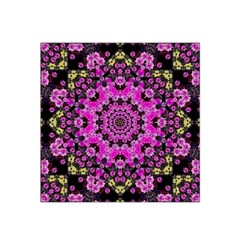 Namaste Decorative Flower Pattern Of Floral Satin Bandana Scarf by pepitasart