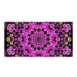 Namaste Decorative Flower Pattern Of Floral Satin Wrap Front