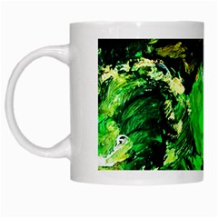 Old Tree And House With An Arch 6 White Mugs by bestdesignintheworld